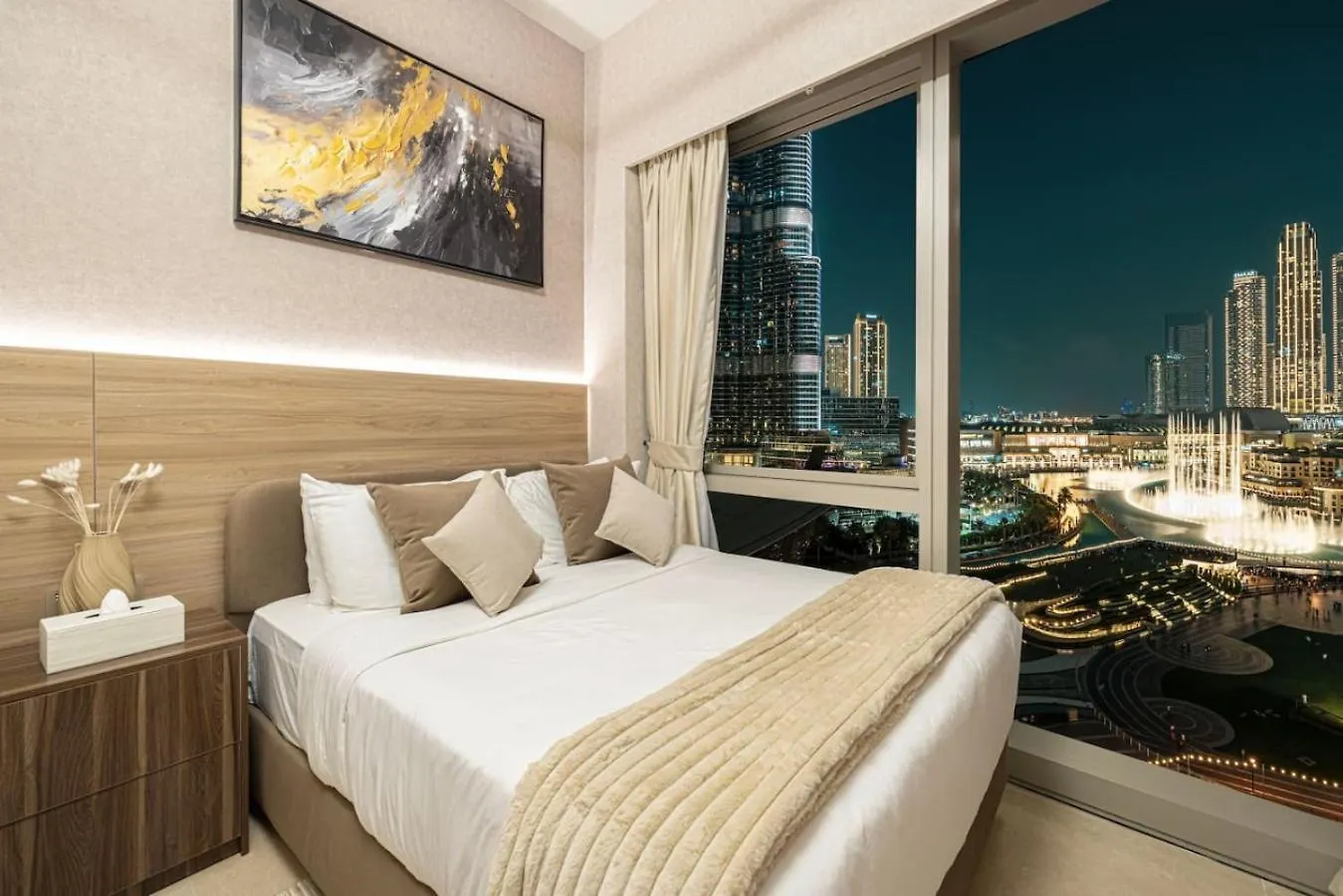 New Burj Khalifa And Fountains View Luxury Apt Dubai 0*,